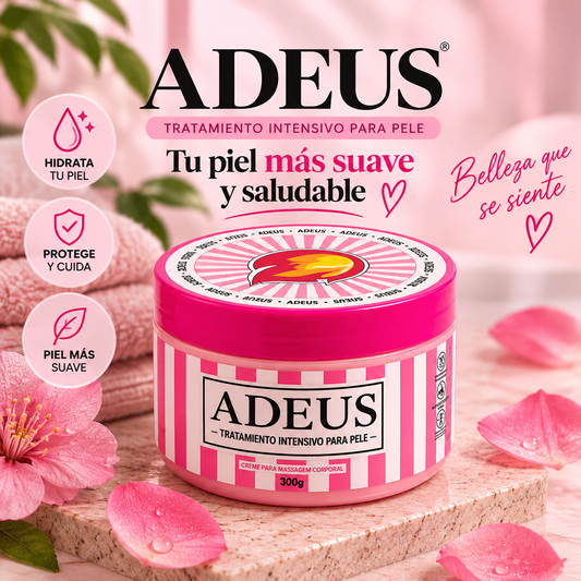 ADEUS Crema 300g – Crema Corporal para Celulitis, Estrías, Flacidez y Cuidado de la Piel