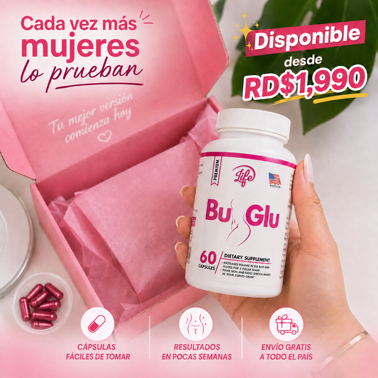 Bu Glu – Suplemento de Bienestar Femenino | 60 Cápsulas