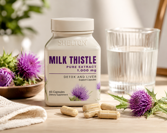 Milk Thistle 1000 mg – Detox & Liver Support | 60 Cápsulas