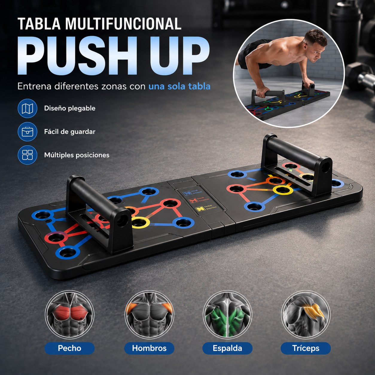 Tabla Multifuncional Push Up