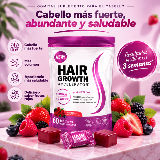 Hair Growth Accelerator — Acelerador de Crecimiento Capilar con Lustriva®