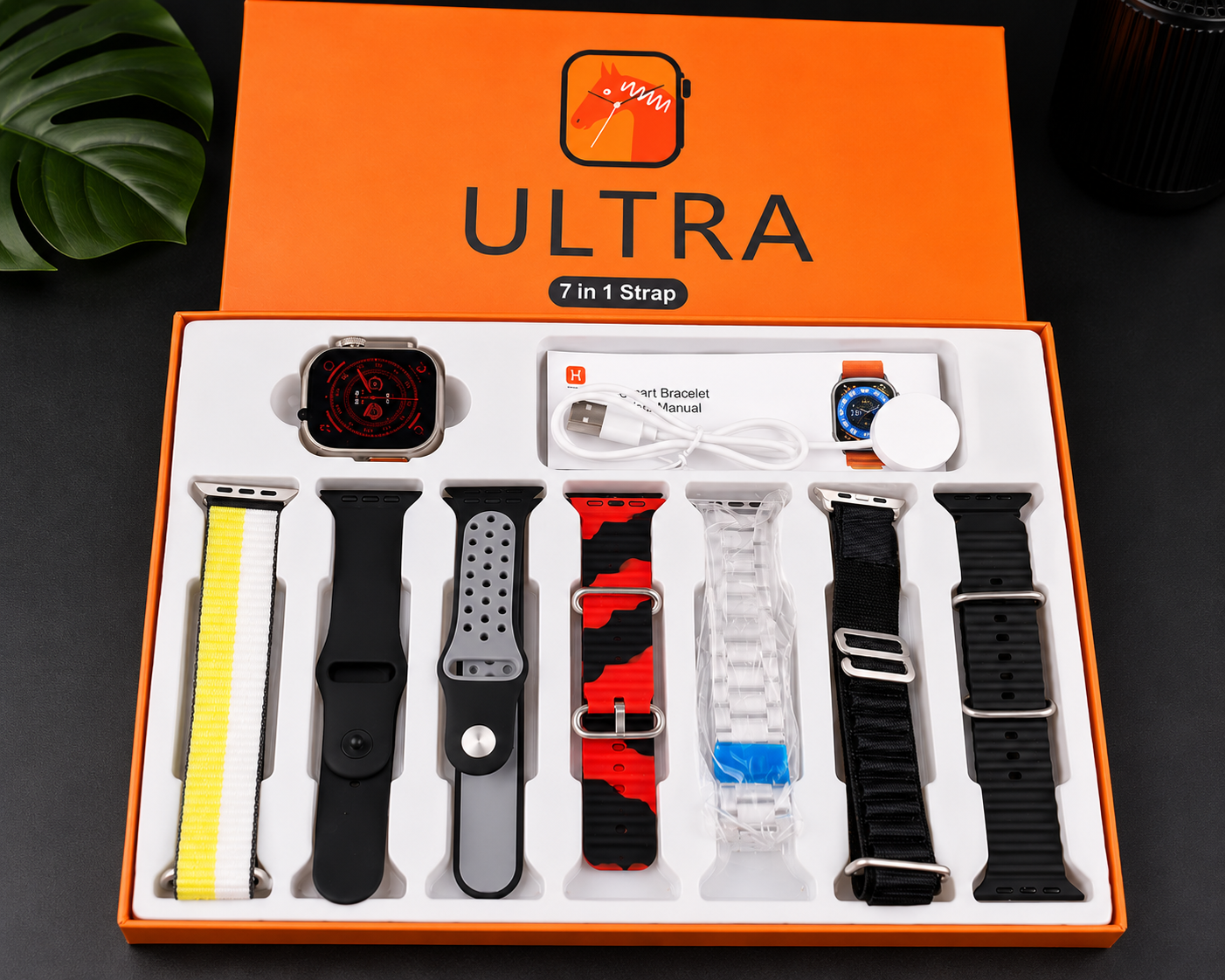 RELOJ ULTRA 7 EN 1 EN DOS COLORES